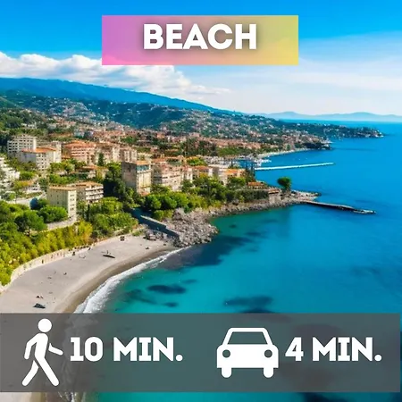 700 M From The Sea With Private Garage Apartamento Sanremo